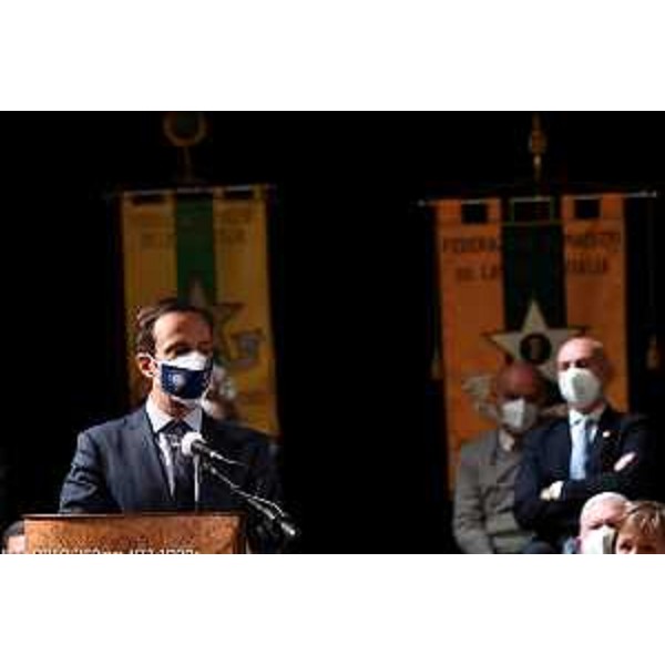 Il governatore Massimiliano Fedriga - Il governatore Massimiliano Fedriga