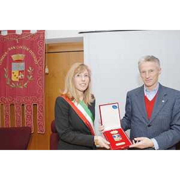 Il Presidente della Regione incontra il Sindaco di San Canzian d'Isonzo nella sede municipale. (San Canzian d'Isonzo 06/03/08)