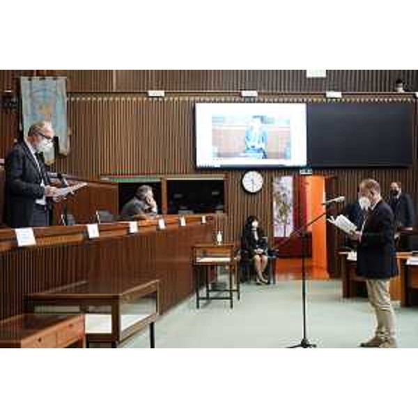 Il vicegovernatore Fvg, Riccardo Riccardi, e Walter Zalukar (Misto) - Il vicegovernatore Fvg, Riccardo Riccardi, e Walter Zalukar (Misto)