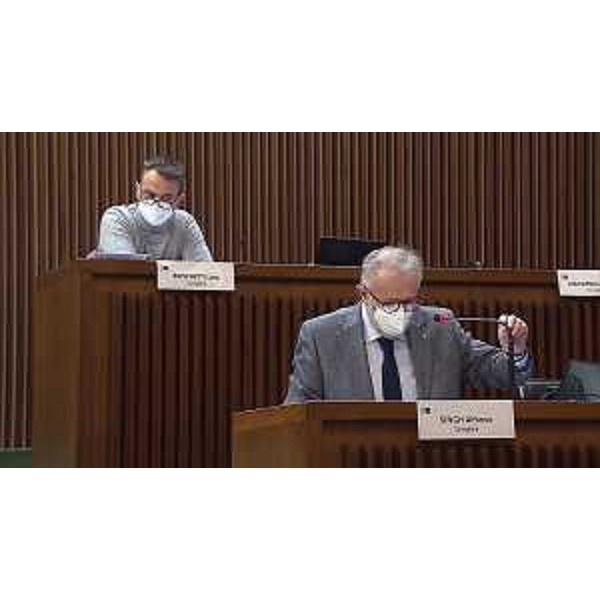 Emanuele Zanon (Regione Futura) e Luca Boschetti (Lega) - Emanuele Zanon (Regione Futura) e Luca Boschetti (Lega)