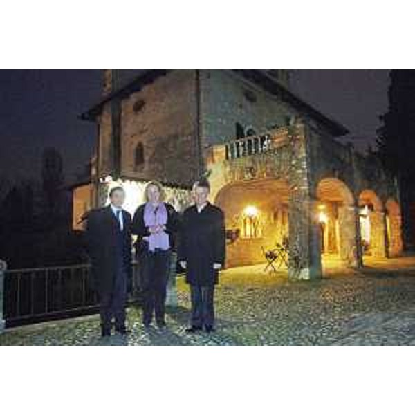 Il Presidente della Regione visita il borgo e i castelli di Strassoldo. (Strassoldo 15/03/08)