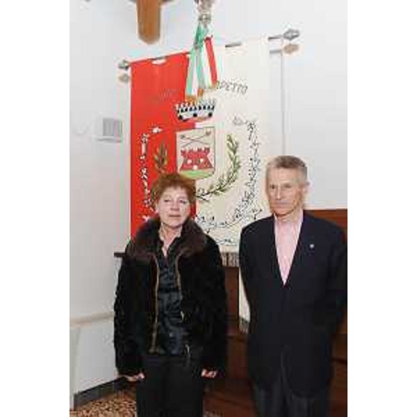 Il Sindaco di Porpetto con il Presidente della Regione nella sede municipale di Porpetto. (Porpetto 15/03/08)