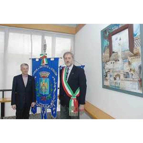 L'incontro tra il Presidente della Regione e il Sindaco di Castions di Strada. (Castions di Strada 18/03/08)