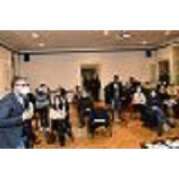 L'assessore regionale alle Autonomie locali Pierpaolo Roberti nella sede dell'Unione degli Istriani - L'assessore regionale alle Autonomie locali Pierpaolo Roberti nella sede dell'Unione degli Istriani