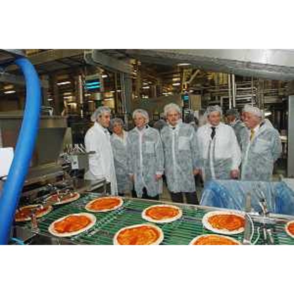 Il Presidente e il Vicepresidente della Regione visitano uno stabilimento produttivo a Meduno. (Meduno 21/03/08)