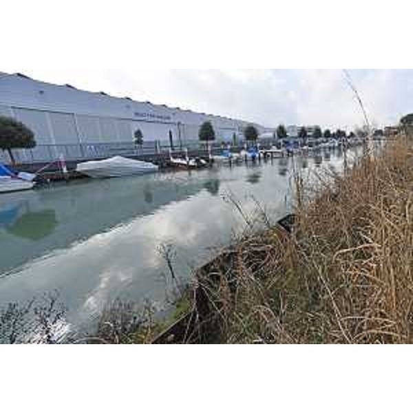 Un tratto del Natissa nell'area di Aquileia. - Un tratto del Natissa nell'area di Aquileia.