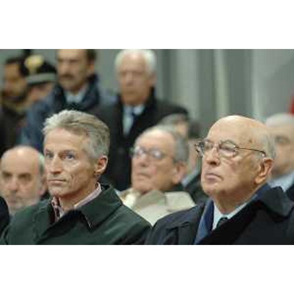Il Presidente della Repubblica Giorgio Napolitano e il Presidente della Regione visitano il Sincrotrone, anello di luce di Basovizza, sul Carso Triestino. (Trieste 28/03/08)