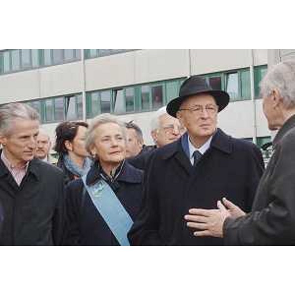 Il Presidente della Repubblica Giorgio Napolitano, il Presidente della Regione e la Presidente della Provincia di Trieste visitano il Sincrotrone, anello di luce di Basovizza, sul Carso Triestino. (Trieste 28/03/08)