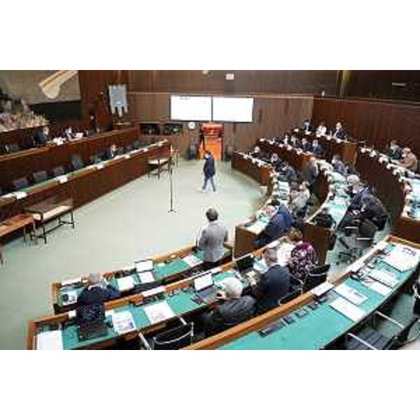 L'Aula durante l'intervento di Mauro Di Bert (PrFvg/Ar) - L'Aula durante l'intervento di Mauro Di Bert (PrFvg/Ar)