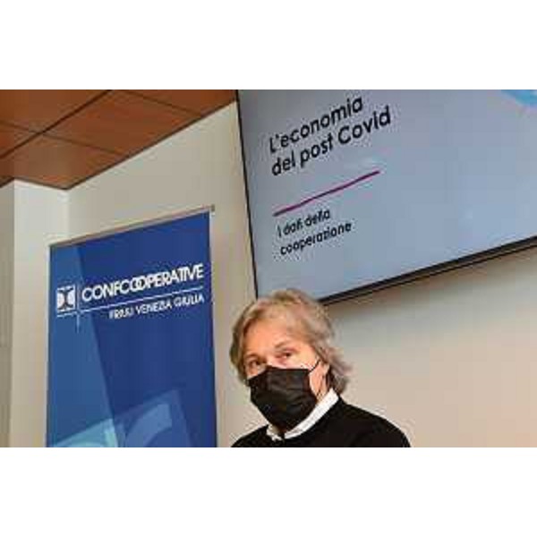 Lassessore regionale alle Attività produttive Sergio Emidio Bini alla presentazione dei dati sui numeri della cooperazione "Leconomia post Covid", organizzato da Confcooperative Friuli Venezia Giulia. - Lassessore regionale alle Attività produttive Sergio Emidio Bini alla presentazione dei dati sui numeri della cooperazione "Leconomia post Covid", organizzato da Confcooperative Friuli Venezia Giulia.