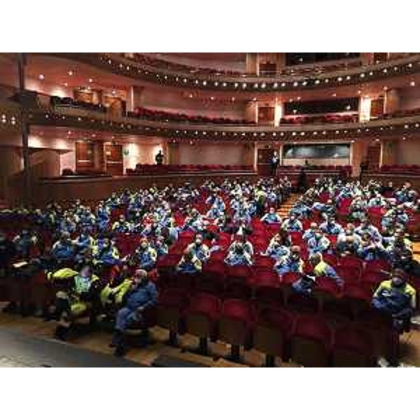 La Consulta plenaria di Protezione civile regionale tenutasi ieri al teatro Giovanni da Udine - La Consulta plenaria di Protezione civile regionale tenutasi ieri al teatro Giovanni da Udine