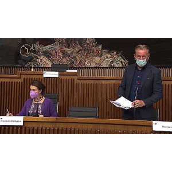 La presidente della IV Commissione consiliare, Mara Piccin (FI), e l'assessore regionale alla Difesa dell'ambiente, Fabio Scoccimarro - La presidente della IV Commissione consiliare, Mara Piccin (FI), e l'assessore regionale alla Difesa dell'ambiente, Fabio Scoccimarro