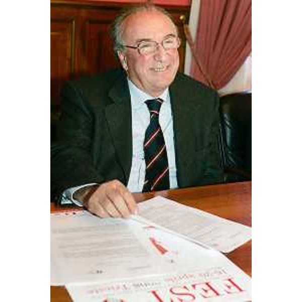 Presentazione della Fiera Internazionale dell'Editoria Scientifica di Trieste. Luciano Maiani (Presidente CNR) nella sede della Regione FVG a Roma. (Roma 03/04/08)