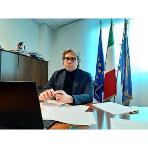 Lassessore regionale alle Attività produttive, Sergio Emidio Bini, in collegamento con la Commissione sviluppo economico della Conferenza delle Regione - Lassessore regionale alle Attività produttive, Sergio Emidio Bini, in collegamento con la Commissione sviluppo economico della Conferenza delle Regione