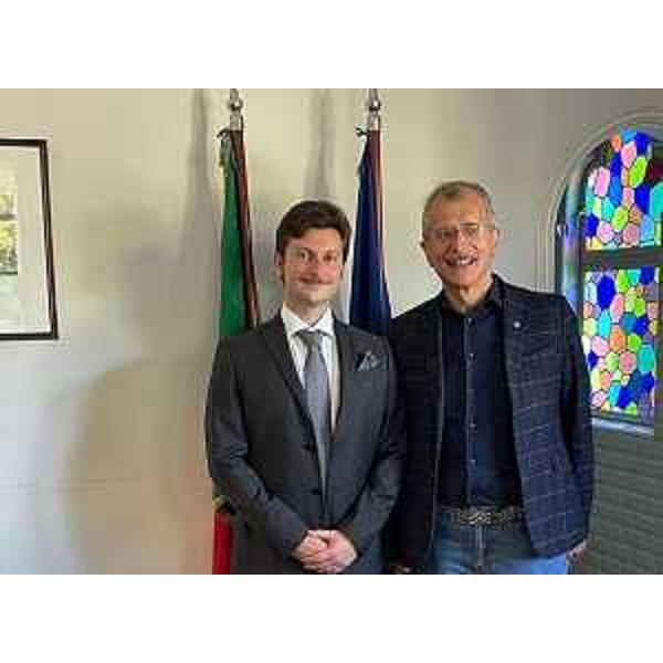 Il presidente del Cr Fvg, Piero Mauro Zanin, insieme al console Marco Bocchi - Il presidente del Cr Fvg, Piero Mauro Zanin, insieme al console Marco Bocchi