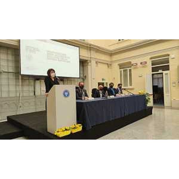 L'intervento dell'assessore regionale Alessia Rosolen durante l'inaugurazione dell'anno accademico 2021/2022 della scuola superiore dell'Università degli studi di Udine - L'intervento dell'assessore regionale Alessia Rosolen durante l'inaugurazione dell'anno accademico 2021/2022 della scuola superiore dell'Università degli studi di Udine