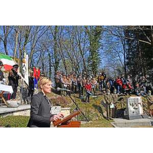 Fasi della commemorazione della strage seguita all'affondamento del piroscafo Galilea, evento giunto al suo 80esimo alla presenza dell'assessore regionale alle Finanze Barbara Zilli - Fasi della commemorazione della strage seguita all'affondamento del piroscafo Galilea, evento giunto al suo 80esimo alla presenza dell'assessore regionale alle Finanze Barbara Zilli
