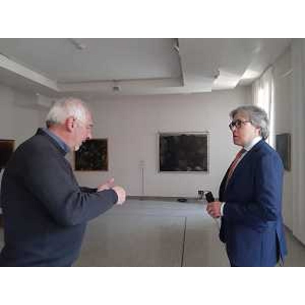 Lassessore regionale alle Attività produttive e turismo, Sergio Emidio Bini con il sindaco di Treppo-Ligosullo, Luigi Cortolezzis - Lassessore regionale alle Attività produttive e turismo, Sergio Emidio Bini con il sindaco di Treppo-Ligosullo, Luigi Cortolezzis