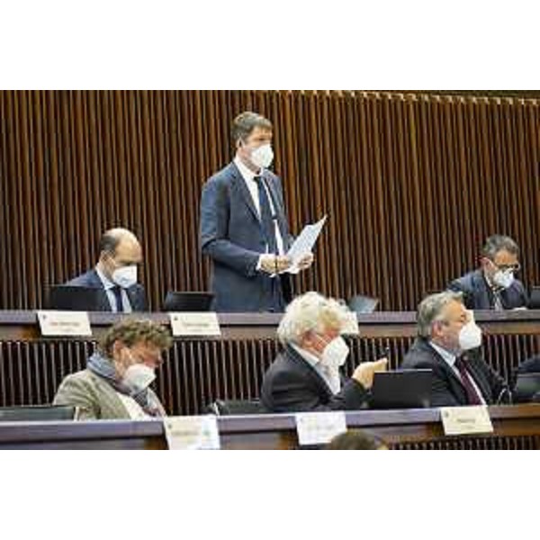 L'intervento di Andrea Ussai (M5S) - L'intervento di Andrea Ussai (M5S)