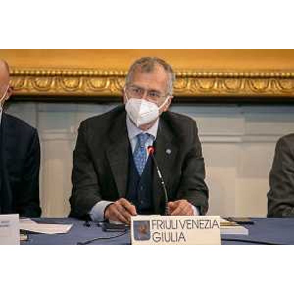 Piero Mauro Zanin, presidente del Consiglio regionale, durante la due giorni organizzata dalla Conferenza delle assemblee legislative a Torino - 31-03-2022 Assemblea plenaria della Conferenza dei presidenti delle Assemblee legislative delle Regioni e delle Province autonome.