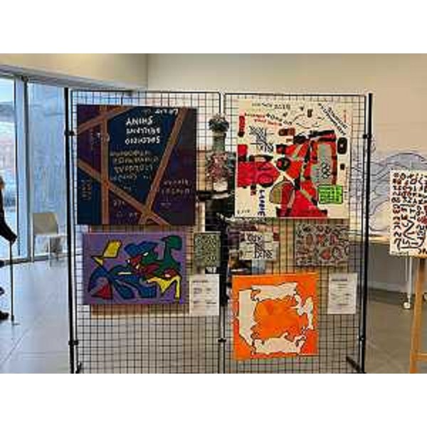 Alcune opere in mostra. - Alcune opere in mostra.