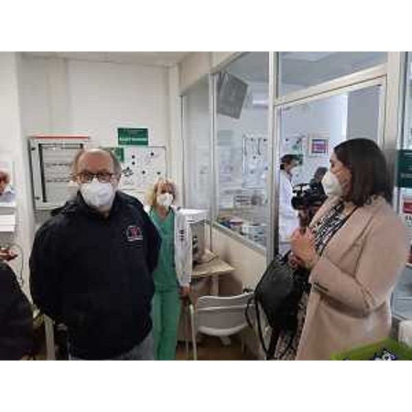 Il vicegovernatore Riccardo Riccardi visita i locali del ristrutturato Centro trasfusionale al San Polo di Monfalcone - Il vicegovernatore Riccardo Riccardi visita i locali del ristrutturato Centro trasfusionale al San Polo di Monfalcone