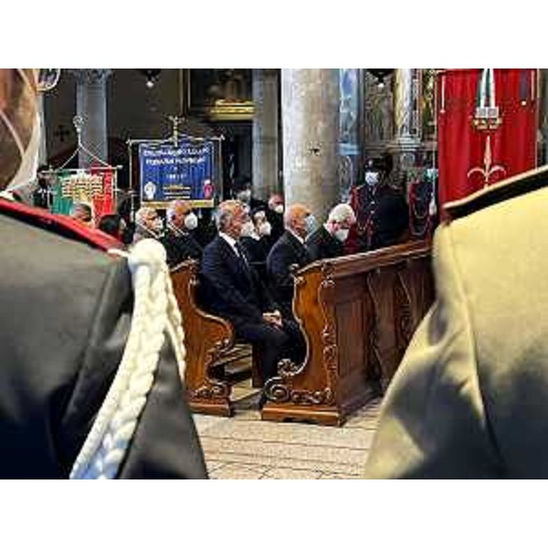 Il presidente del Cr Fvg, Piero Mauro Zanin, durante la cerimonia del Precetto pasquale interforze - Il presidente del Cr Fvg, Piero Mauro Zanin, durante la cerimonia del Precetto pasquale interforze