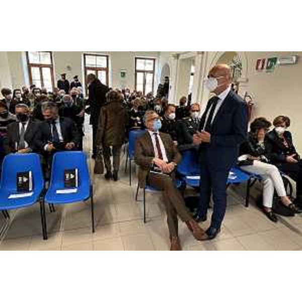 Piero Mauro Zanin con il prefetto di Udine, Massimo Marchesiello - Piero Mauro Zanin con il prefetto di Udine, Massimo Marchesiello