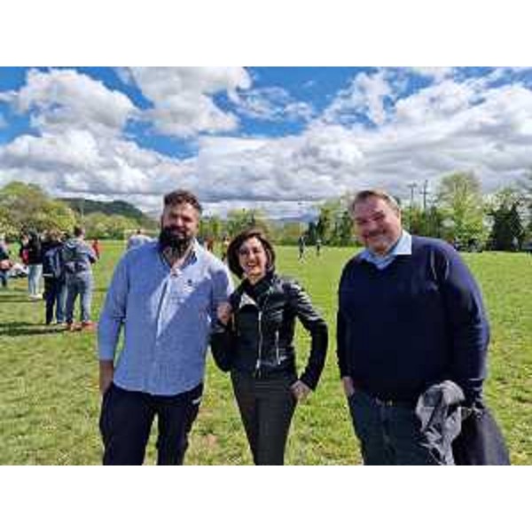 Federico Gabrielcig, Sara Vito e Diego Bernardis (Lega) a Lucinico di Gorizia - Federico Gabrielcig, Sara Vito e Diego Bernardis (Lega) a Lucinico di Gorizia