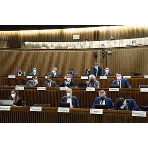 L'aula durante i lavori - L'aula durante i lavori