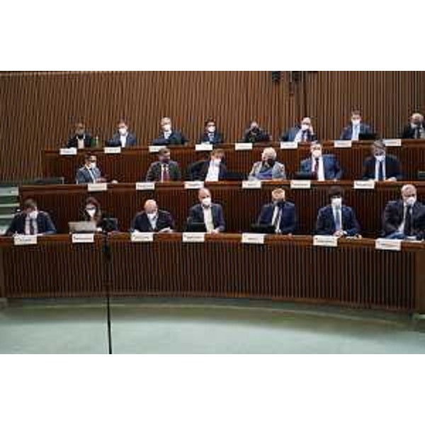 L'Aula durante i lavori - L'Aula durante i lavori