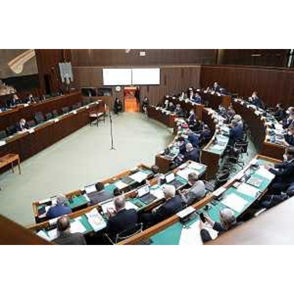 L'Aula durante i lavori - L'Aula durante i lavori