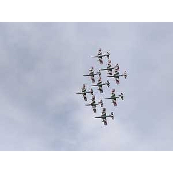 Le Frecce tricolori in formazione - Le Frecce tricolori in formazione