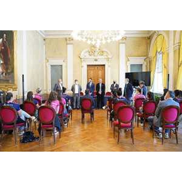 Un momento della cerimonia ospitata nel palazzo della Giunta regionale a Trieste - Un momento della cerimonia ospitata nel palazzo della Giunta regionale a Trieste