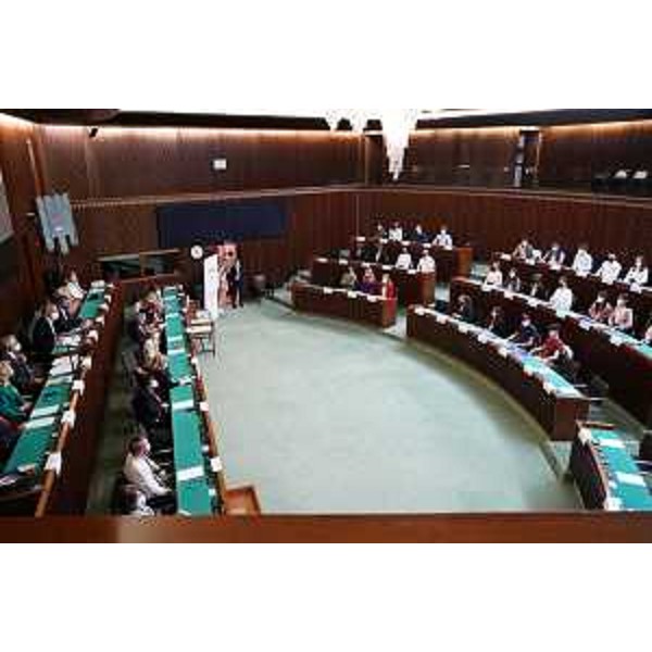 Un momento della cerimonia di premiazione per il concorso "L'Europa che vorrei: a 80 anni dal Manifesto di Ventotene" - Un momento della cerimonia di premiazione per il concorso "L'Europa che vorrei: a 80 anni dal Manifesto di Ventotene" 