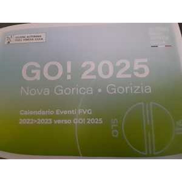 Go!2025, Presentazione degli eventi 2022. - Go!2025, Presentazione degli eventi 2022.