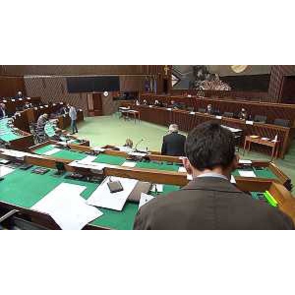 Una fase dei lavori della III Commissione permanente - Una fase dei lavori della III Commissione permanente