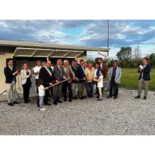 Il taglio del nastro a Savorgnano del Torre - Il taglio del nastro a Savorgnano del Torre