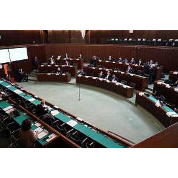 L'aula del Consiglio regionale in una foto d'archivio - L'aula del Consiglio regionale in una foto d'archivio