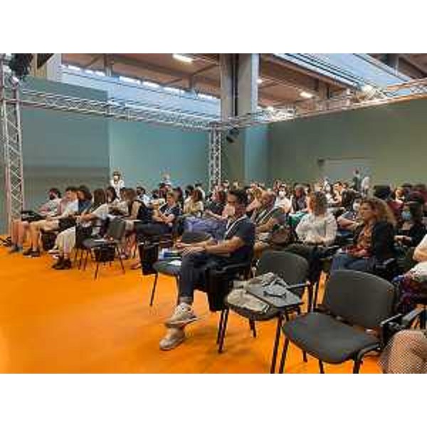 Il pubblico presente all'evento organizzato al Salone del libro di Torino - Il pubblico presente all'evento organizzato al Salone del libro di Torino