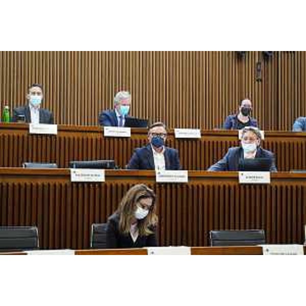 L'Aula durante i lavori - L'Aula durante i lavori