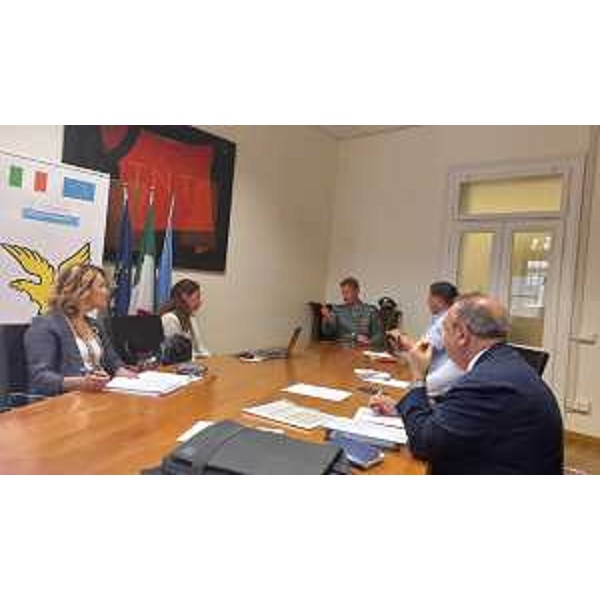 Un momento dell'audizione dell'ispettore capo del Noava nel corso della riunione dell'Osservatorio antimafia a Udine - Un momento dell'audizione dell'ispettore capo del Noava nel corso della riunione dell'Osservatorio antimafia a Udine