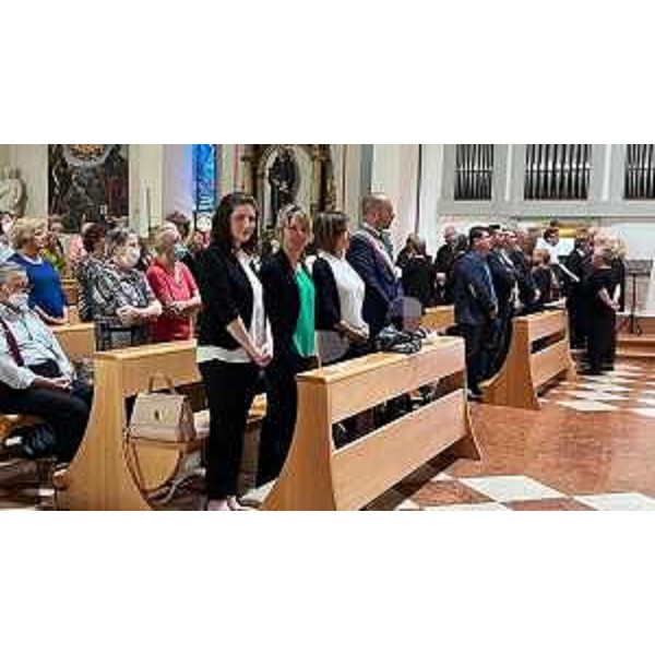 Un momento della celebrazione solenne nel Santuario di Sant'Antonio di Padova a Gemona del Friuli - Un momento della celebrazione solenne nel Santuario di Sant'Antonio di Padova a Gemona del Friuli 