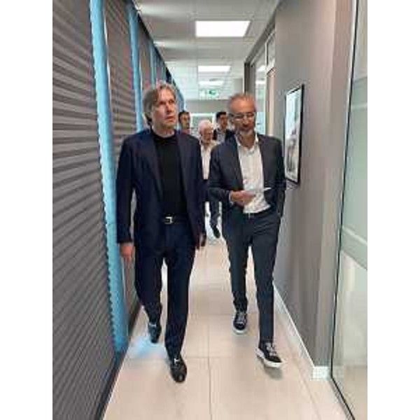 L'assessore regionale alle Attività produttive Sergio Emidio Bini in occasione dell'inaugurazione della nuova sede del consorzio Aletheia nel centro direzionale dell'interporto pordenonese. - L'assessore regionale alle Attività produttive Sergio Emidio Bini in occasione dell'inaugurazione della nuova sede del consorzio Aletheia nel centro direzionale dell'interporto pordenonese.