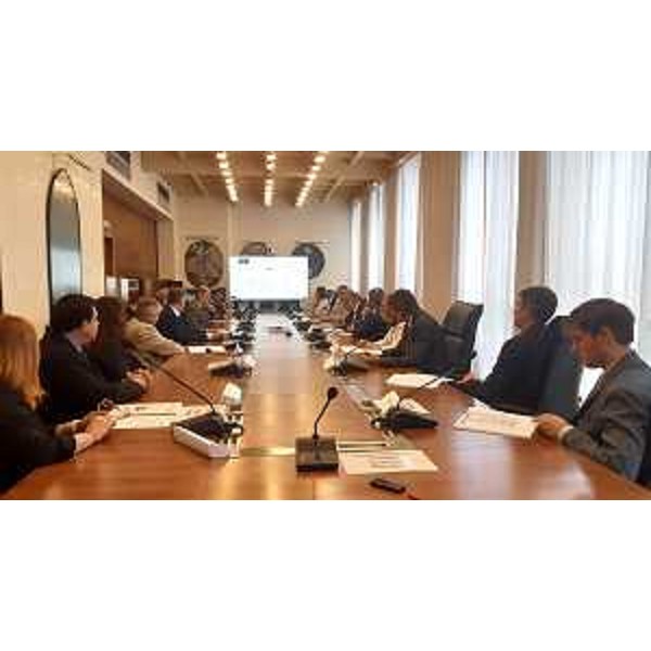 La presentazione della pubblicazione in sala Gialla - La presentazione della pubblicazione in sala Gialla