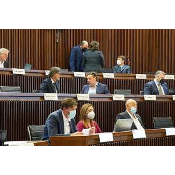 Esponenti di Lega e M5S - Esponenti di Lega e M5S