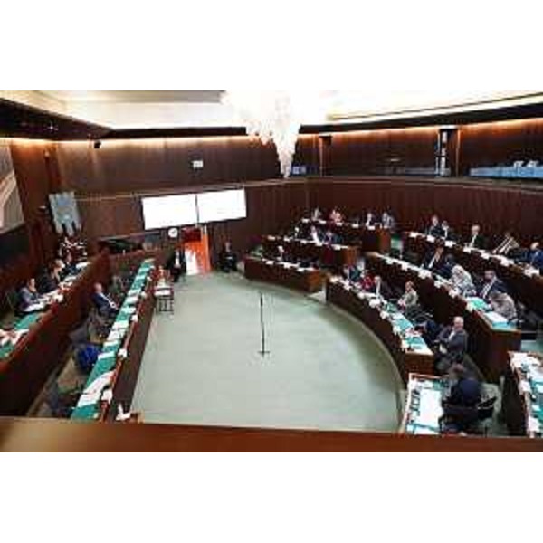 L'Aula durante i lavori - L'Aula durante i lavori