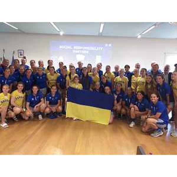 Le ragazze italiane e ucraine a Buttrio - Le ragazze italiane e ucraine a Buttrio