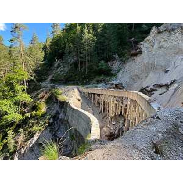 L'area del sopralluogo. - L'area del sopralluogo.