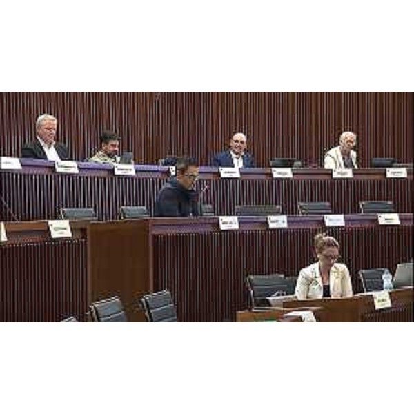 Alcuni dei consiglieri regionali durante la seduta - Alcuni dei consiglieri regionali durante la seduta